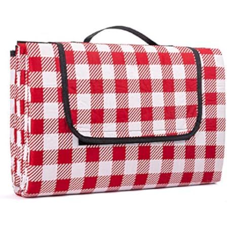 Picnic Blanket Extra Large Waterproof, 80''x80''Checkered Picnic Blankets Beach, Outdoor, Camping on | Amazon (US)