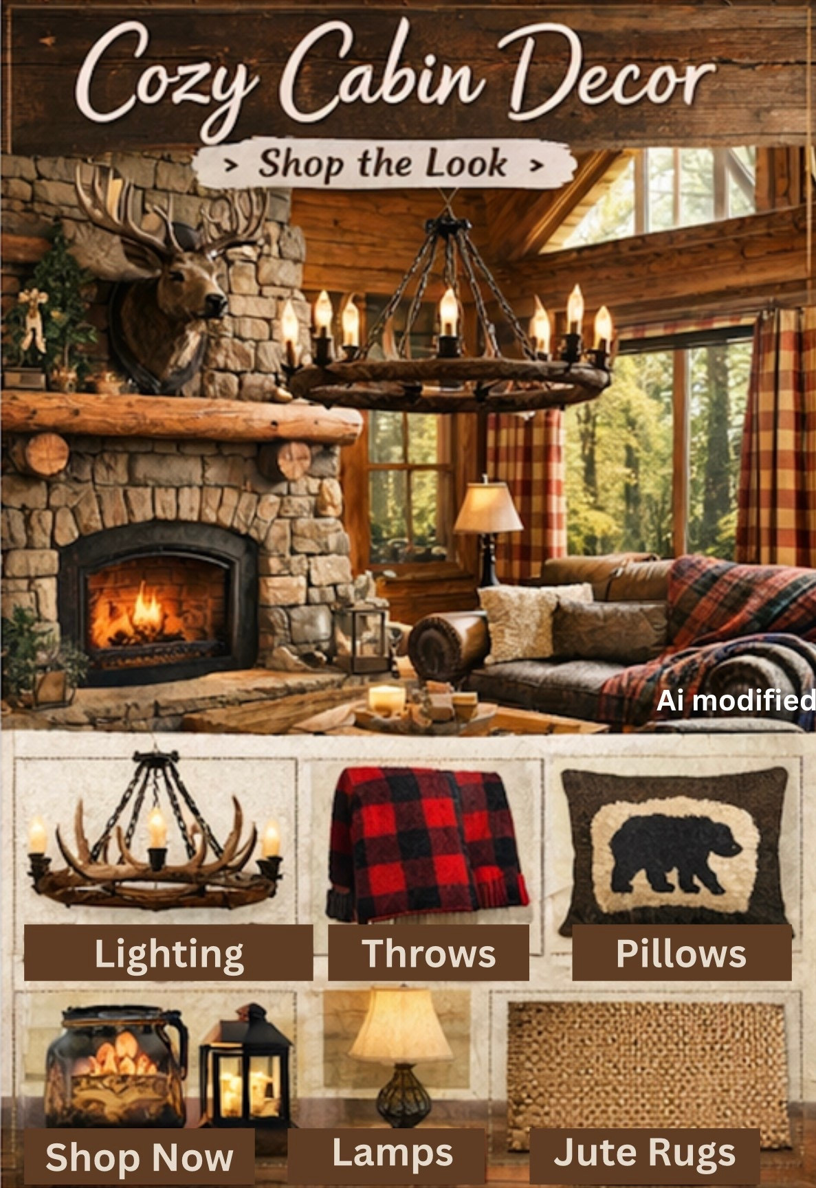Cozy Cabin Decor Ideas 🪵 | Rustic Living Room + Lodge Style Must-Haves | Shop the Look

#LTKHome #LTKTravel