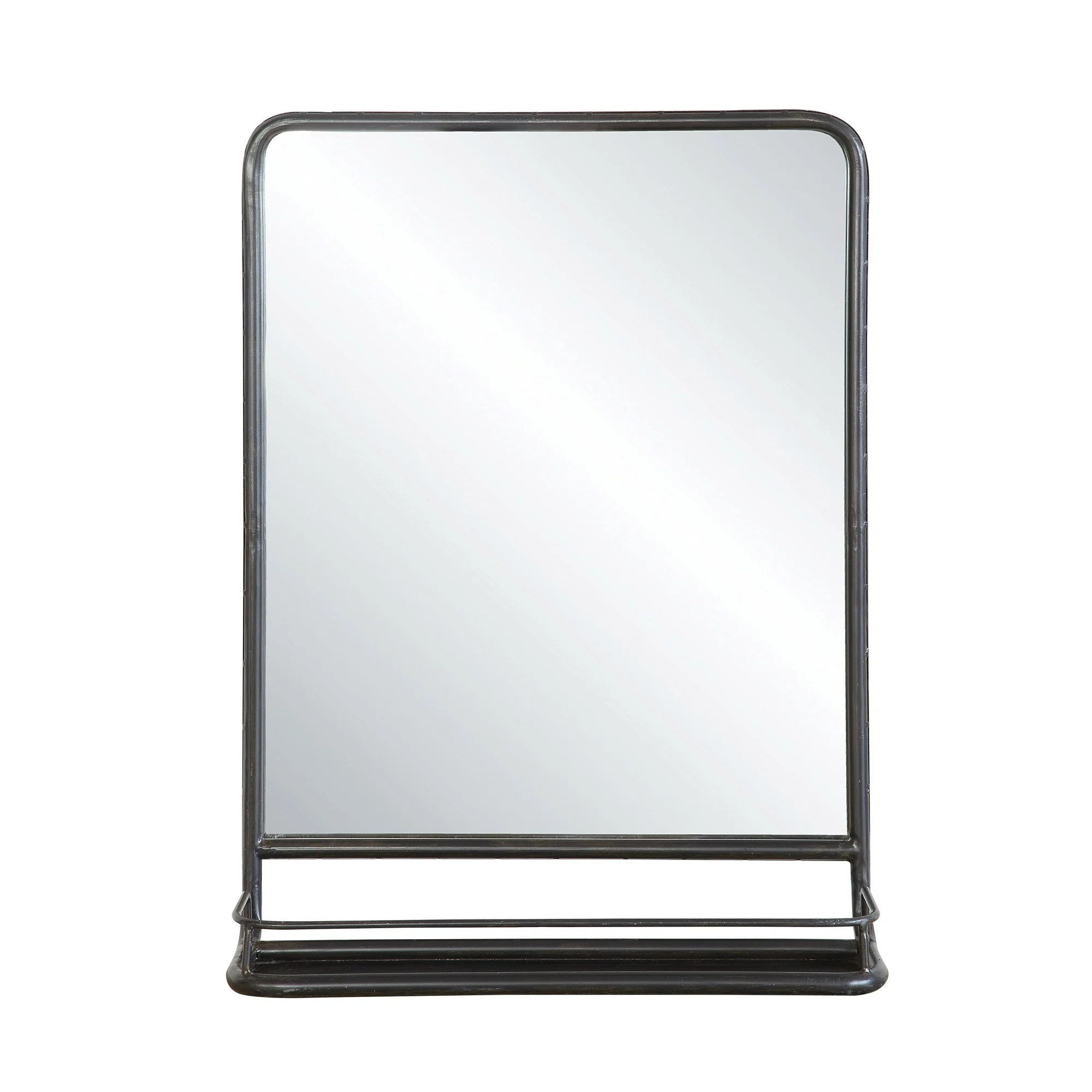 Large Metal Framed Mirror with Shelf | Walmart (US)