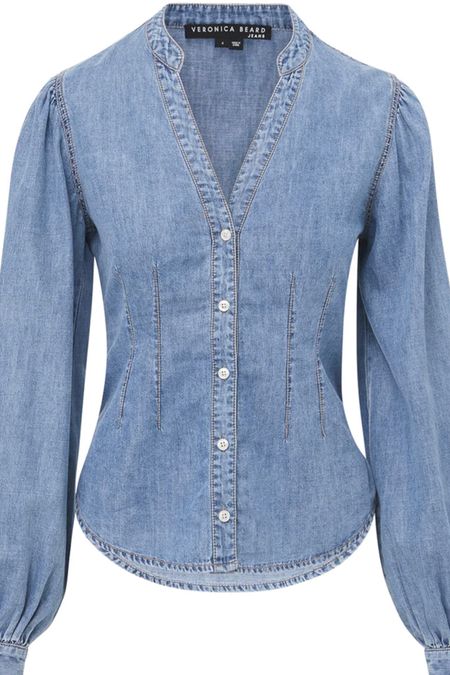 Jean,top, chambray,button-down

#LTKunder100 #LTKworkwear #LTKsalealert