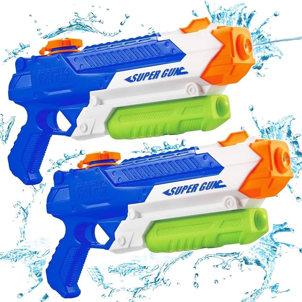 Water Guns for Kids - Summer Soaker Squirt Guns, 400CC/40ft for 3 Years Old and up Boys Girls Adu... | Amazon (US)
