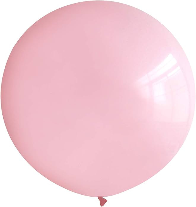 36 Inch Giant Latex Balloons, Standard Light Pink Round Balloons for Birthdays Weddings Reception... | Amazon (US)