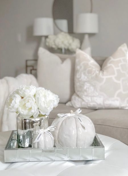 White Fall Decor 

Glam Fall Decorations , Neutral Fall Decor , pumpkins 

#LTKunder50 #LTKSeasonal #LTKhome