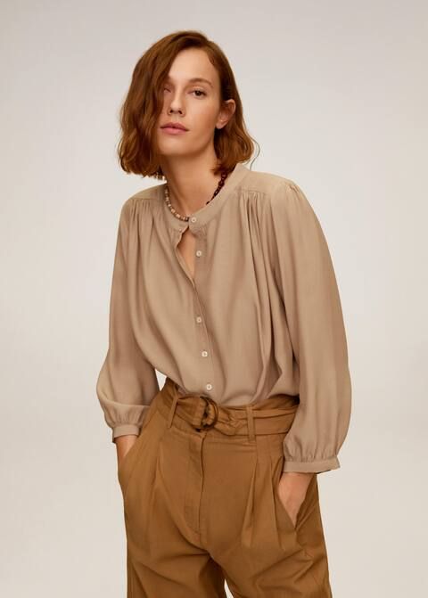 Flowy blouse | MANGO (US)