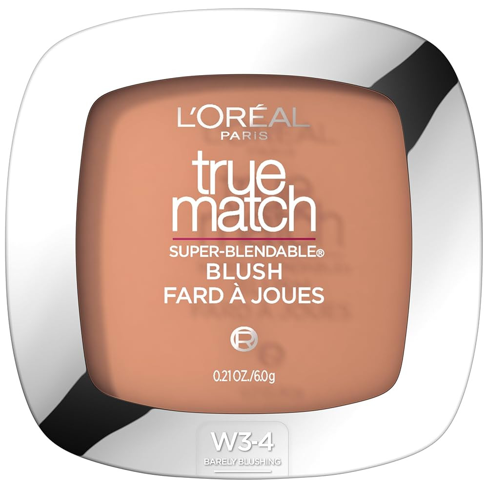 L'Oreal Paris True Match Super-Blendable Powder Blush, Barely Blushing, 0.21 Oz (Packaging May Va... | Amazon (US)