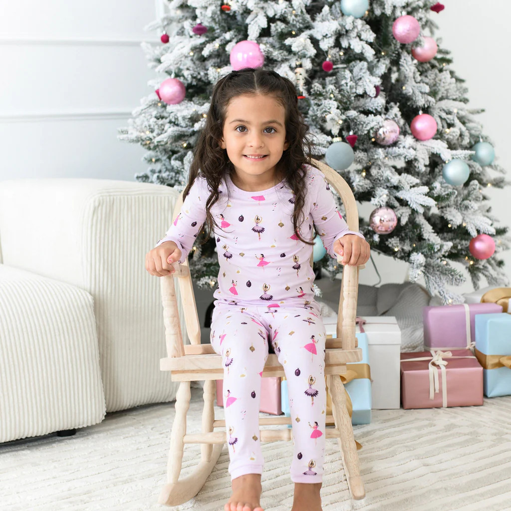Long Sleeve Pajamas in Sugar Plum | Kyte BABY