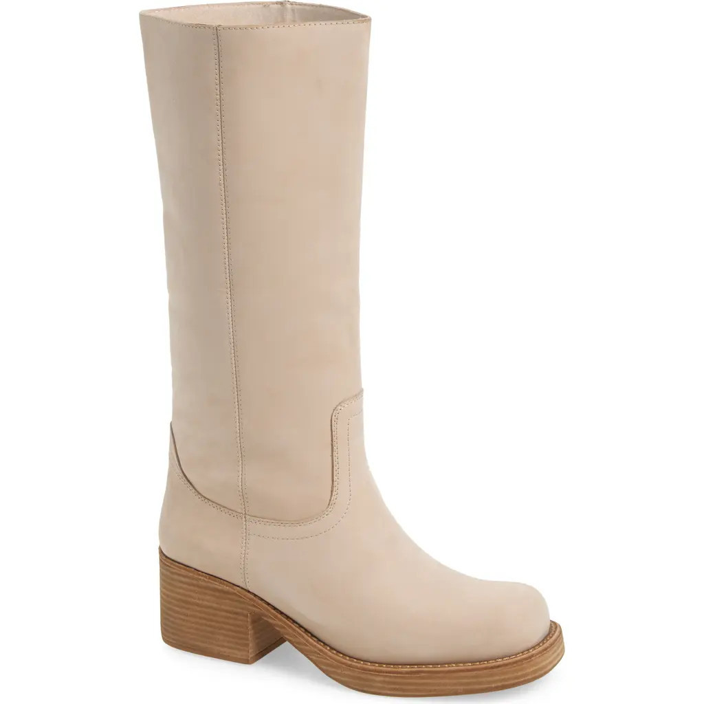 Jeffrey Campbell Reflect Boot in Ivory Nubuck at Nordstrom, Size 5.5 | Nordstrom