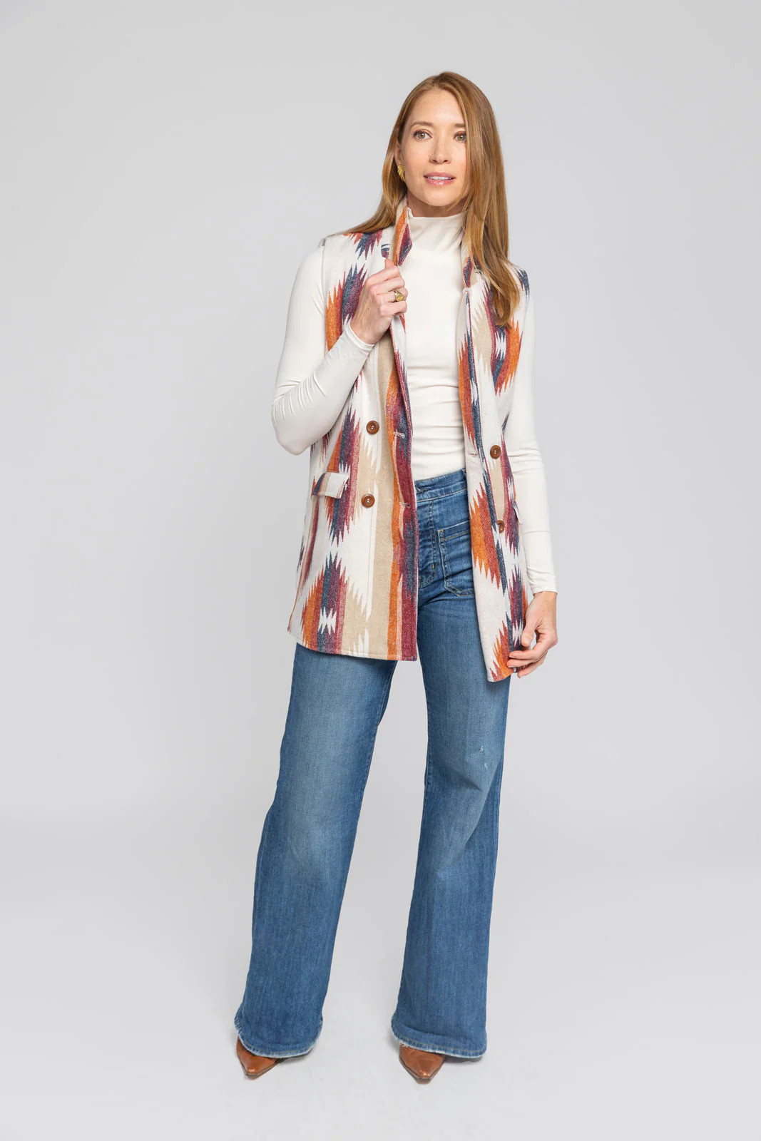 THE SONORA DOUBLE BREASTED VEST | Modafleur