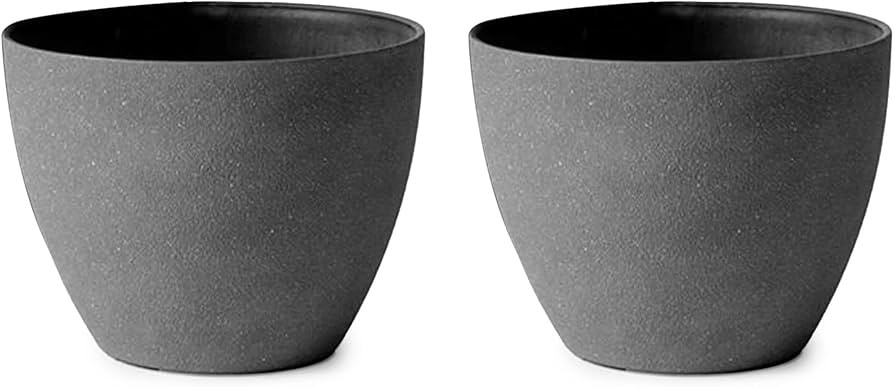 LA JOLIE MUSE Outdoor Planters Garden Flower Pots Indoor, Plant Pots Containers with Drain Hole, ... | Amazon (US)