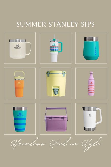 Embrace the adventure with style! 🌟 Dive into a curated mood board featuring the sleek and versatile Stanley coolers and cups 🍹🧊, a collection designed to elevate your outdoor gatherings 🏕️ and everyday moments ☀️. Discover the perfect blend of functionality and aesthetics, brought to you by Target. 

#LTKActive #LTKSeasonal