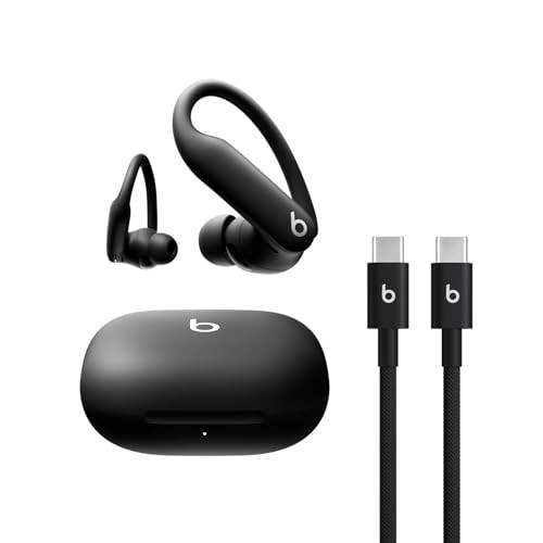 Beats Powerbeats Pro 2 - Wireless Bluetooth Earbuds with USB-C Charging Cables (1.5 m) - Jet Black | Amazon (US)