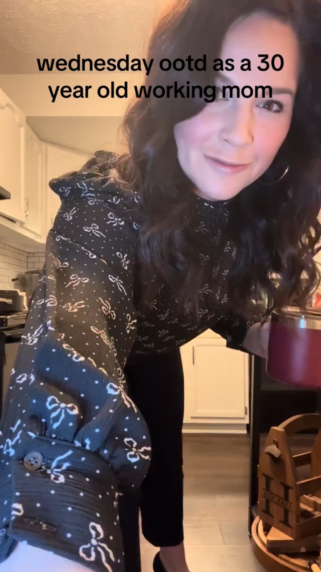 work outfit, work outfit of the day
black dress pants
black mary jane flats
black flats
blouse 
gold hoops 
david yurman bracelet, david yurman cable bracelet, david yurman link bracelet 

#LTKMidsize #LTKWorkwear #LTKFindsUnder100