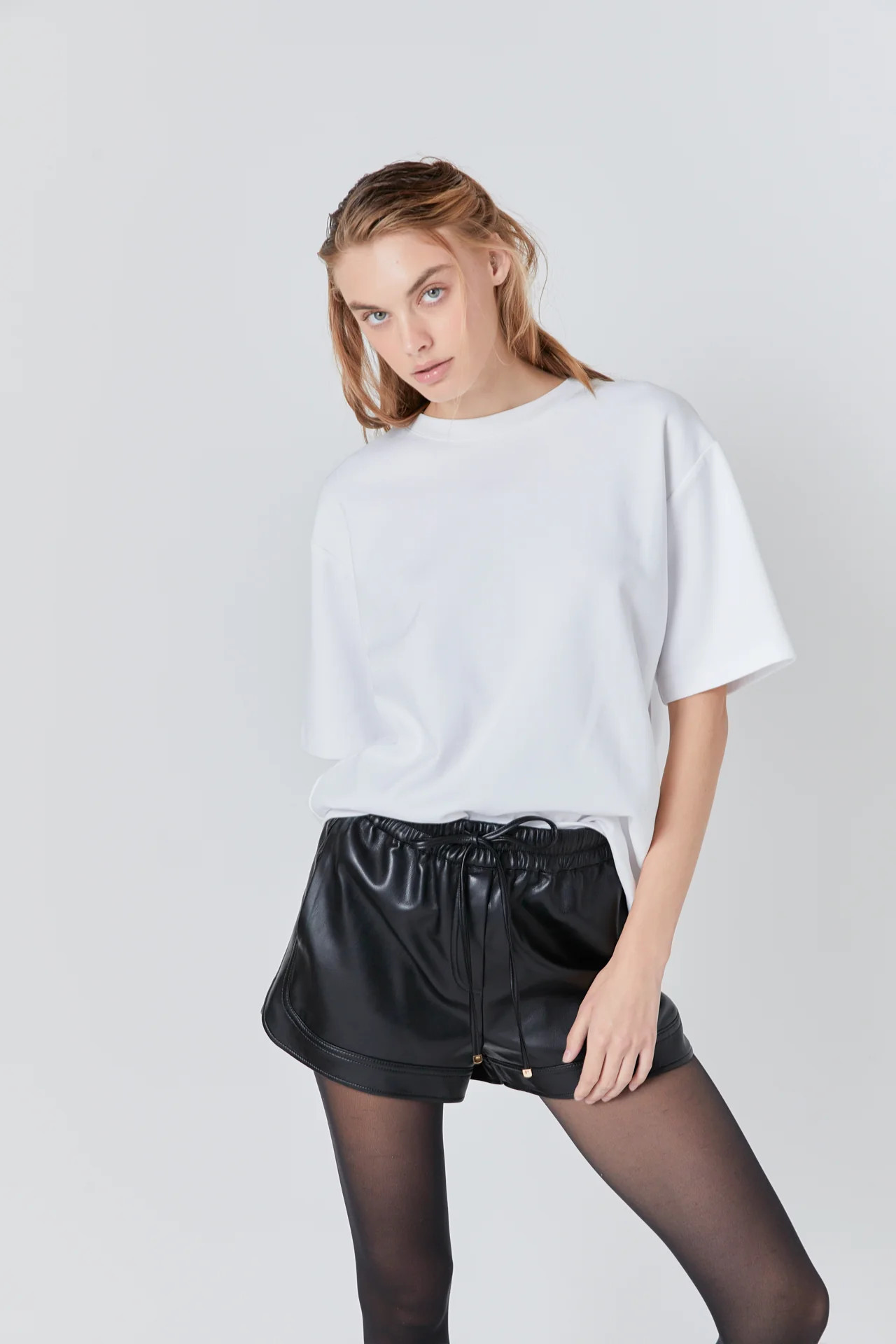 Faux Leather Shorts | Endless Rose