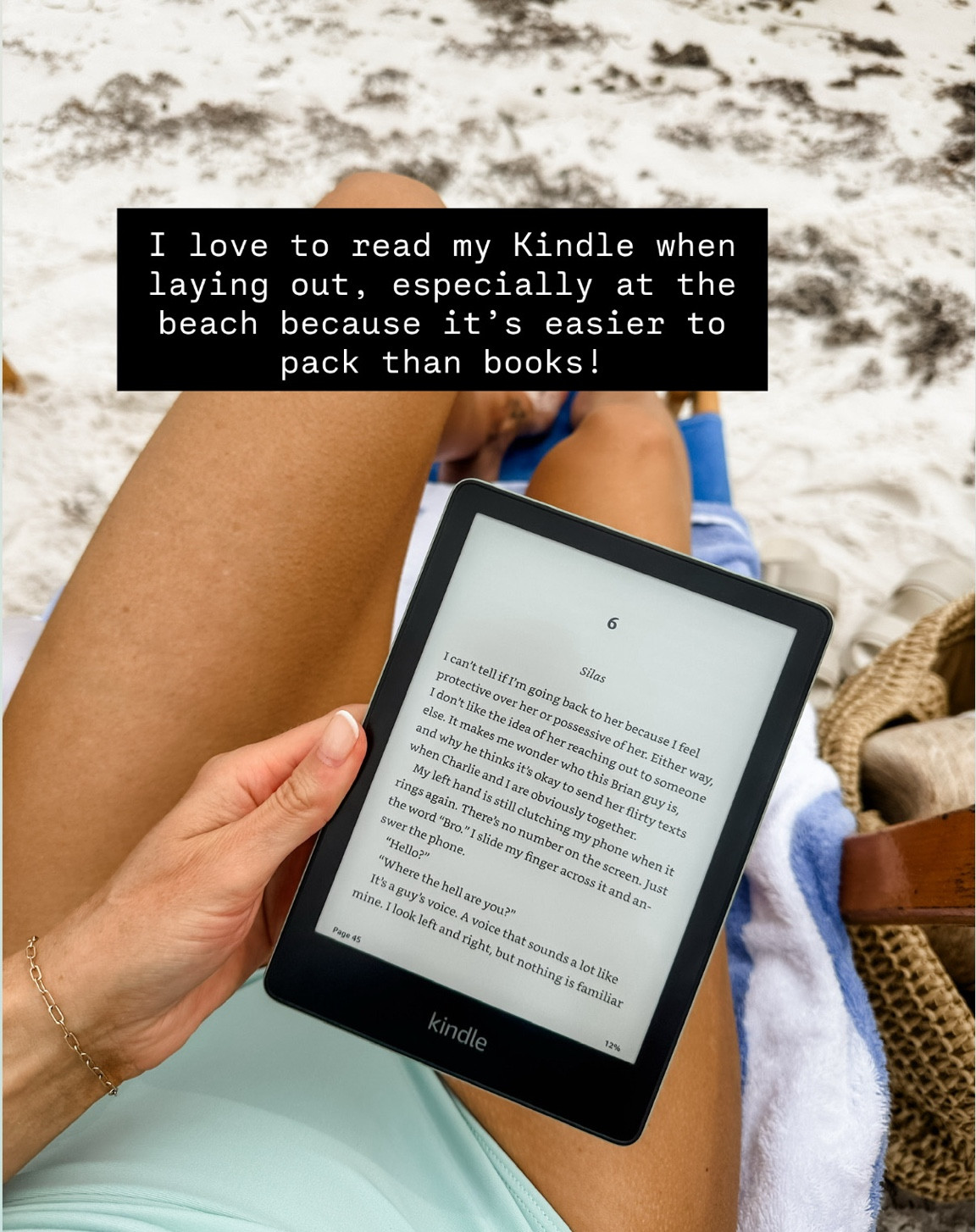 The kindle is truly the best when traveling since it’s so easy to pack!

Loverly Grey, beach essentials, beach finds, beach bag essentials, kindle, book 

#LTKTravel