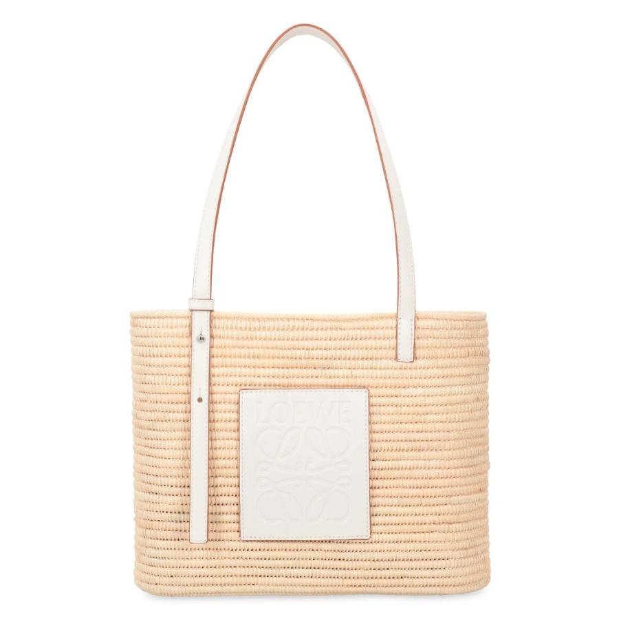 Loewe Logo Embossed Woven Square Basket Tote Bag | Jomashop.com & JomaDeals.com