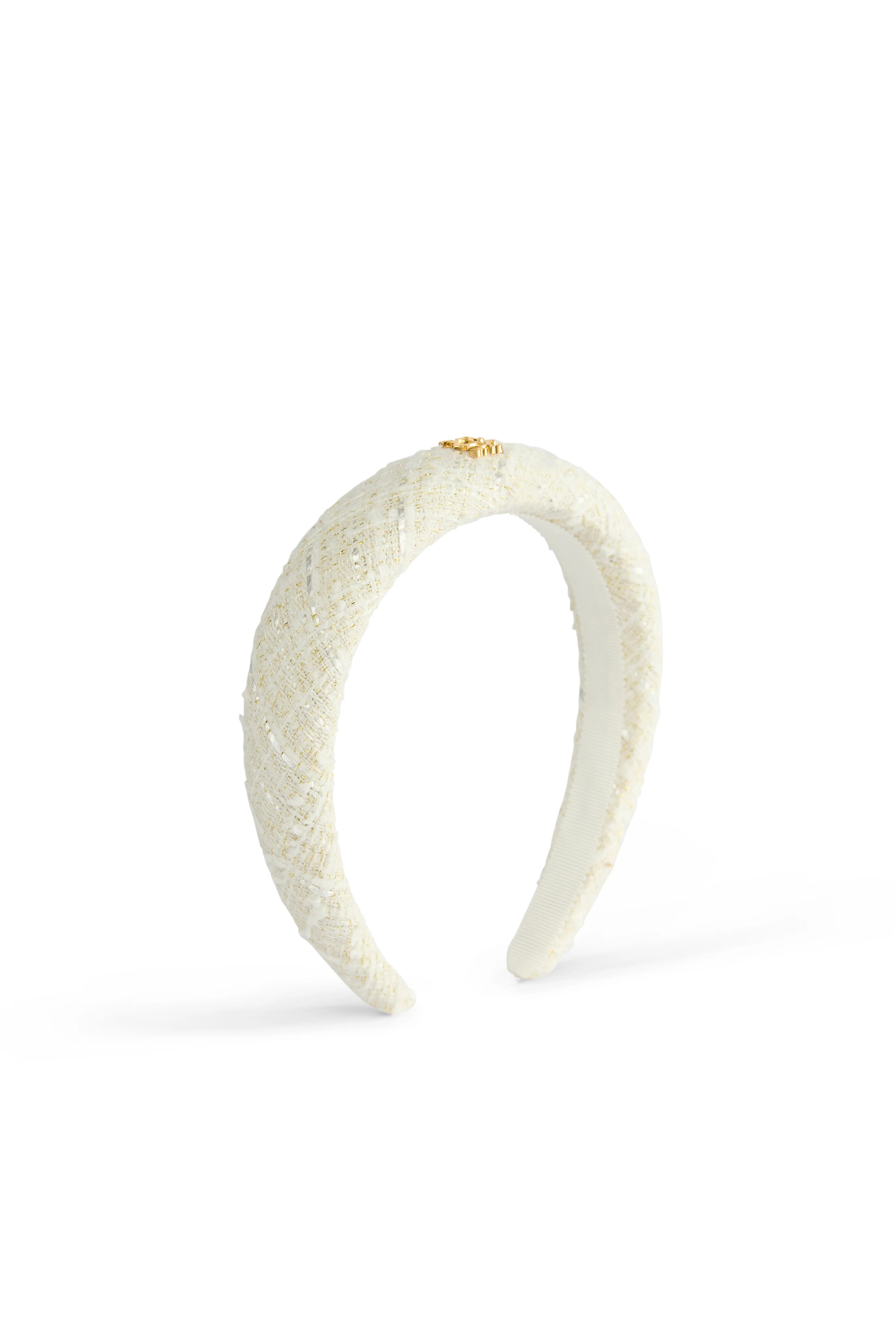 Narrow Headband (Cream Boucle) | Holland Cooper