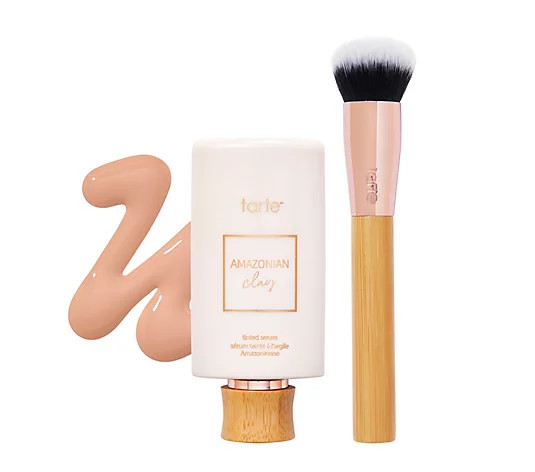 tarte Amazonian Clay Cloudberry Tinted Serum with Brush - QVC.com | QVC