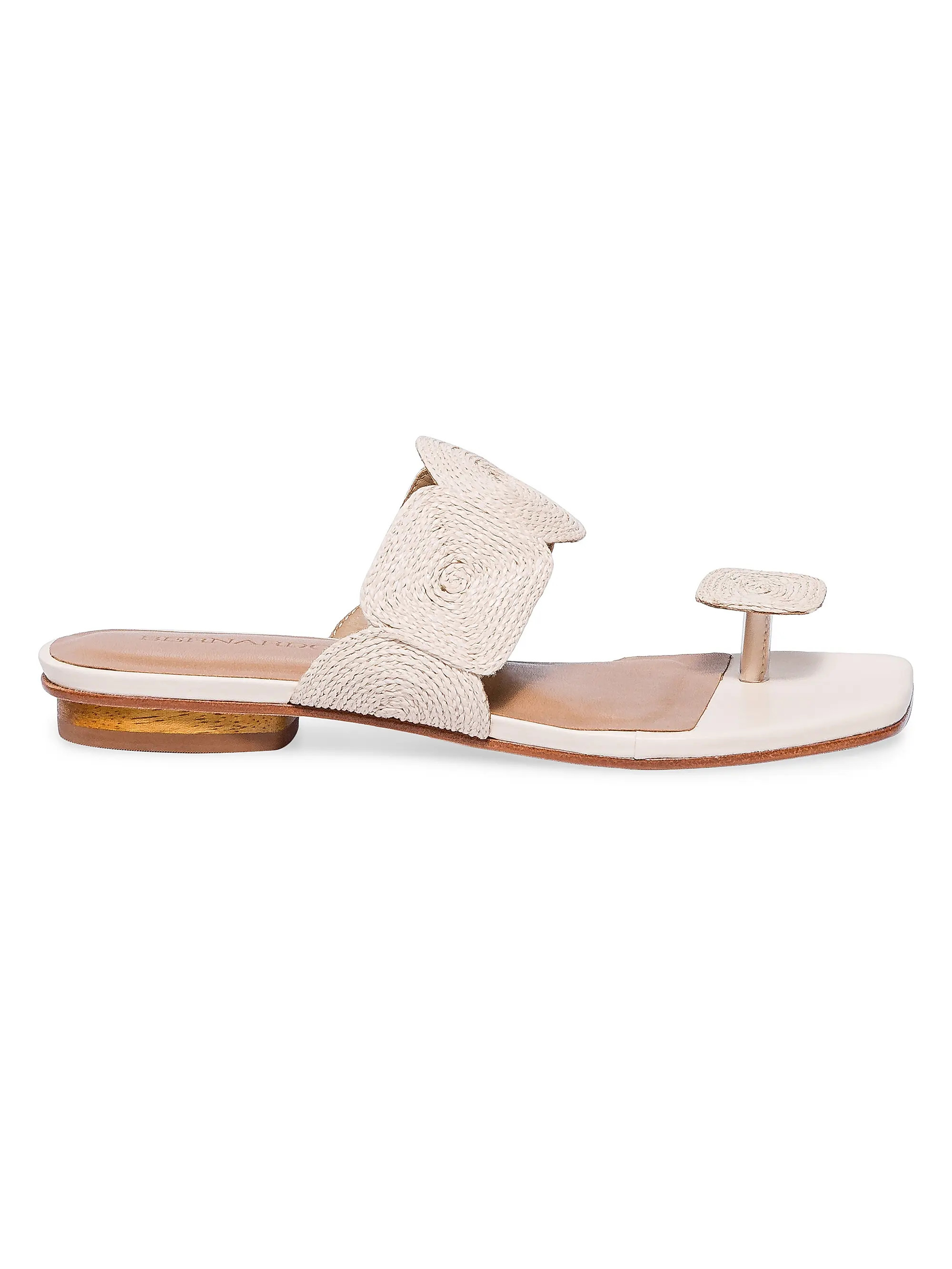 Palermo Raffia Slip-On Sandals | Saks Fifth Avenue