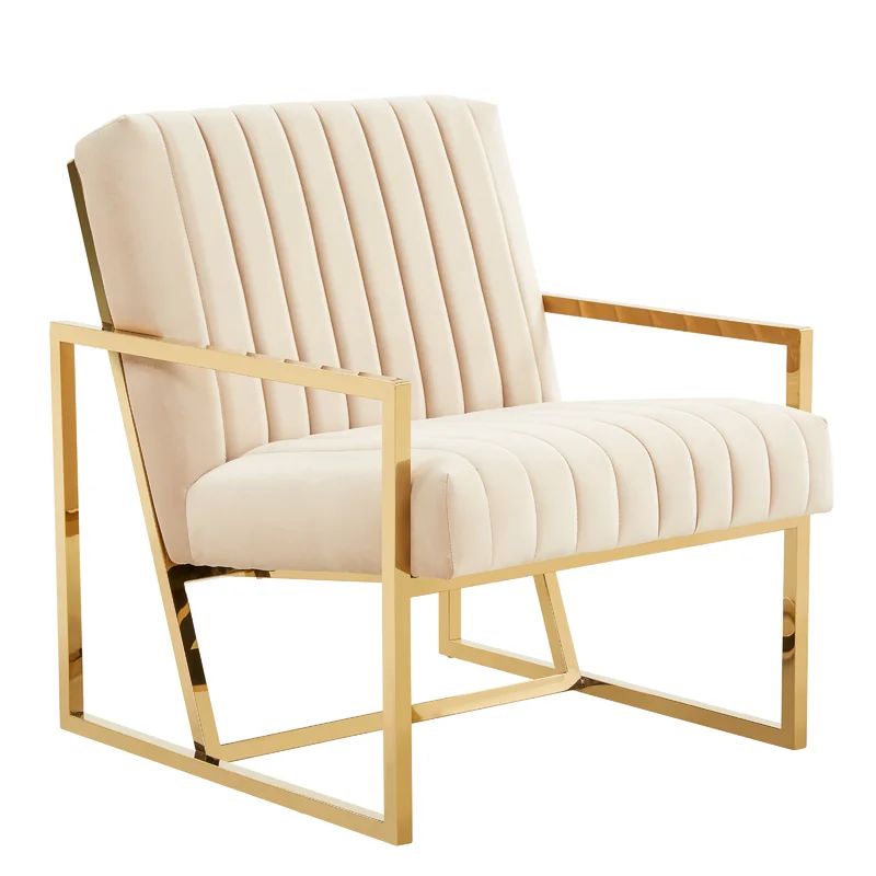 Radovanova 30'' Wide Tufted Velvet Armchair | Wayfair Professional