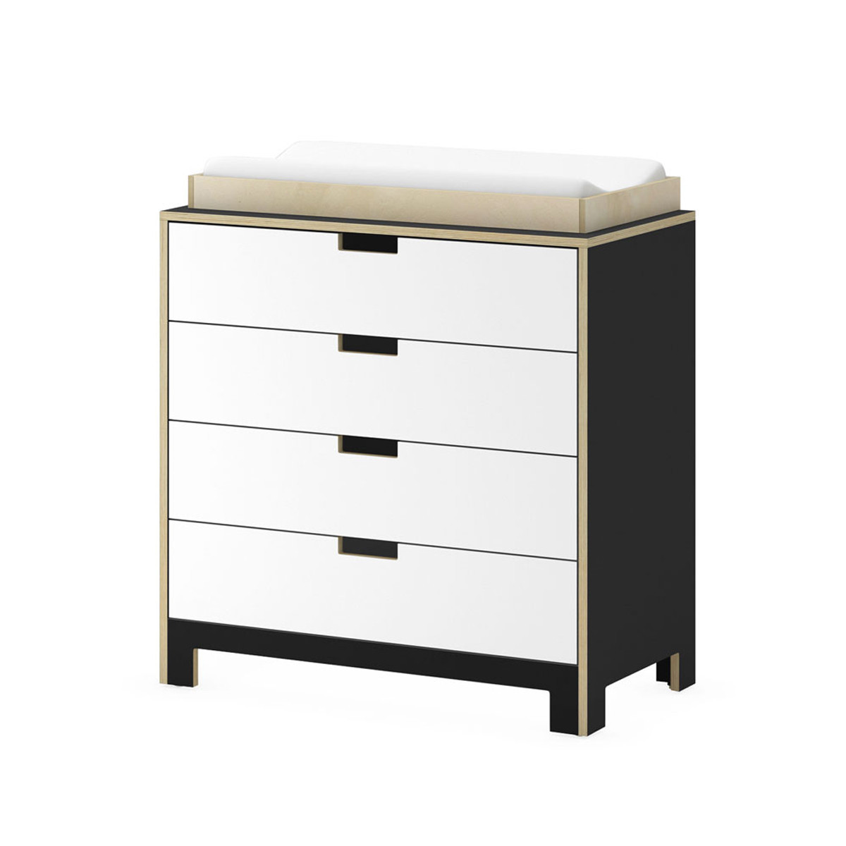 studio duc Juno 4-Drawer Changer (Color: Onyx) | The Tot
