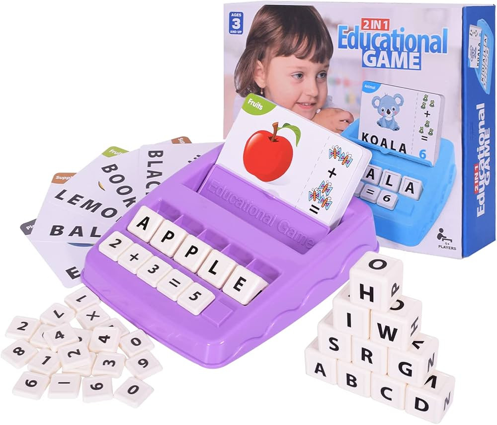 Matching Letter Games for Kids Ages 4-8,Learning & Education Toys for Preschool Boys Girls Spelli... | Amazon (US)