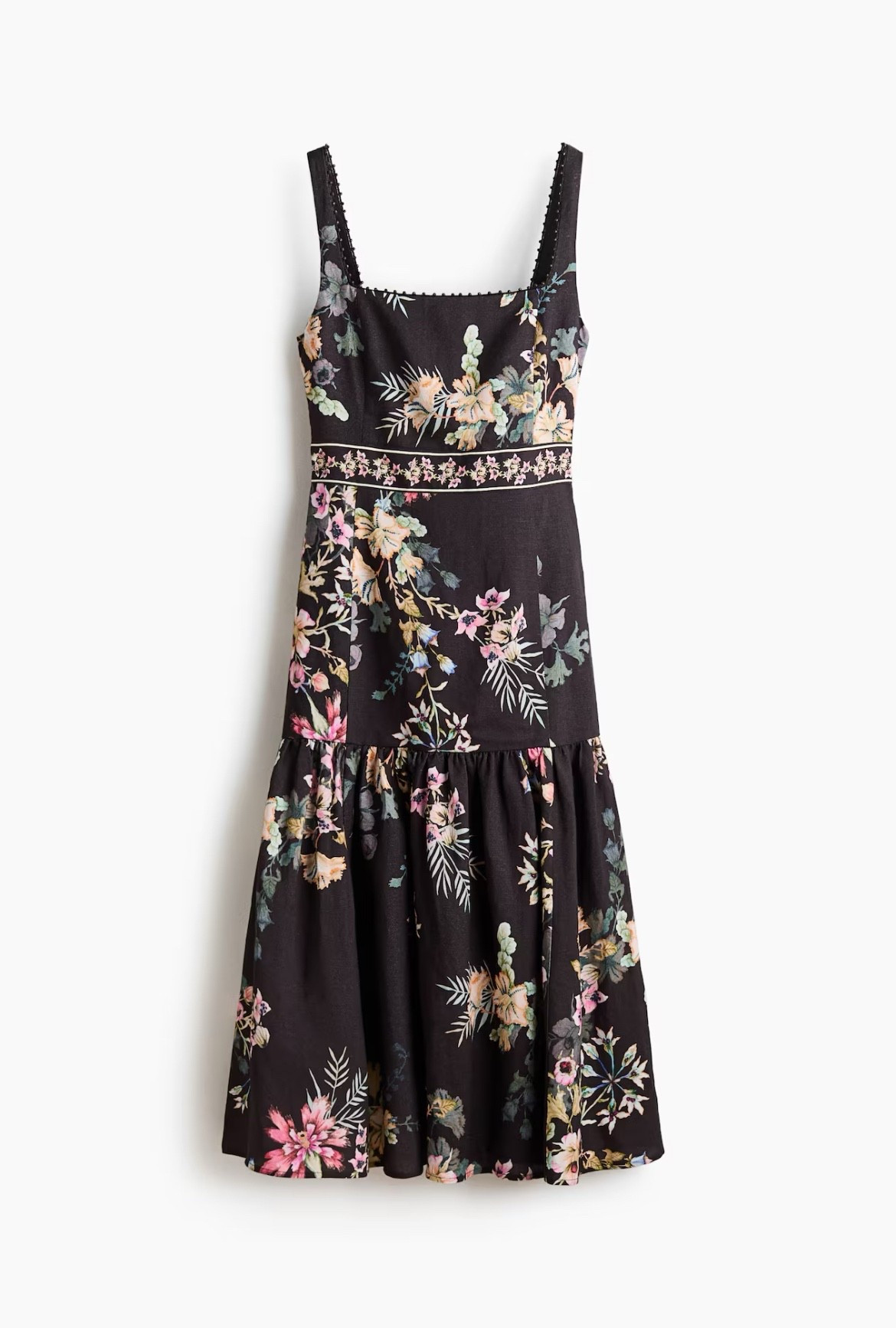 Black floral midi dress 

#LTKFindsUnder100 #LTKSeasonal