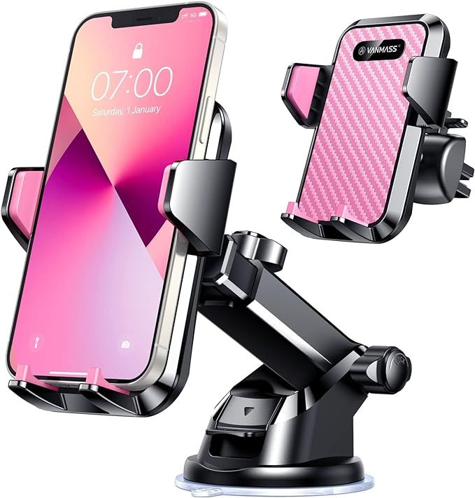 VANMASS Universal Car Phone Mount,【Patent & Safety Certs】 Upgraded Handsfree Dashboard Stand,... | Amazon (US)