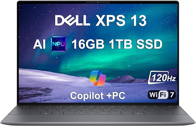 Dell XPS 13 9345 Laptop, Copilot+ AI PC (13.4" FHD+ 120Hz, Snapdragon X Plus (> Intel i7-1355U), ... | Amazon (US)