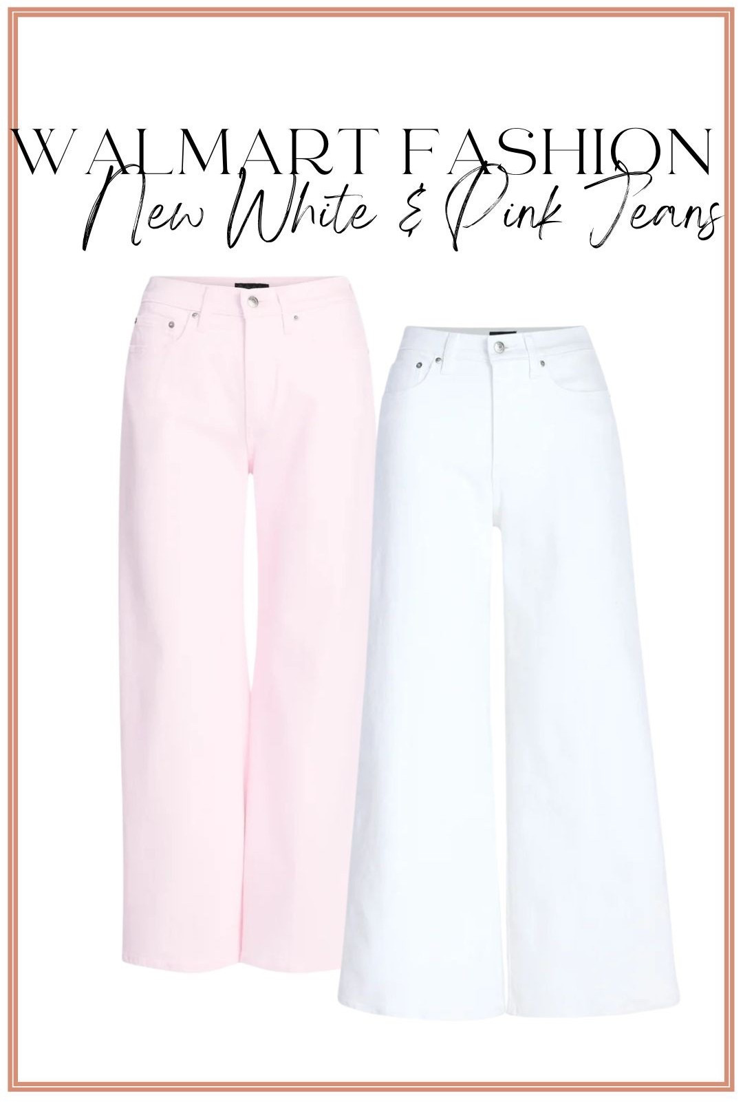 Run don’t walk because these are the BEST spring denim finds 🤍💗

These Walmart white and pink jeans are such a staple for the season! The fit is so flattering, they’re not see-through, and they instantly elevate any outfit. You can dress them up or keep it casual—either way they look so chic and high-end.

If you’ve been looking for the perfect spring denim refresh… these are it 🙌

#walmartfashion #walmartdenim #springdenim #whitejeans #pinkjeans #affordablestyle #walmartfinds #springwardrobe #everydaystyle #denimoutfits #budgetfashion #styleinspo #casualstyle #momfashion

#LTKPetite #LTKootd