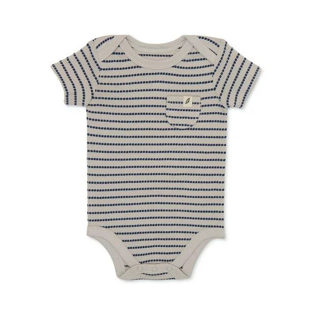 easy-peasy Baby Short Sleeve Texture Bodysuit, Sizes 0-24 Months | Walmart (US)