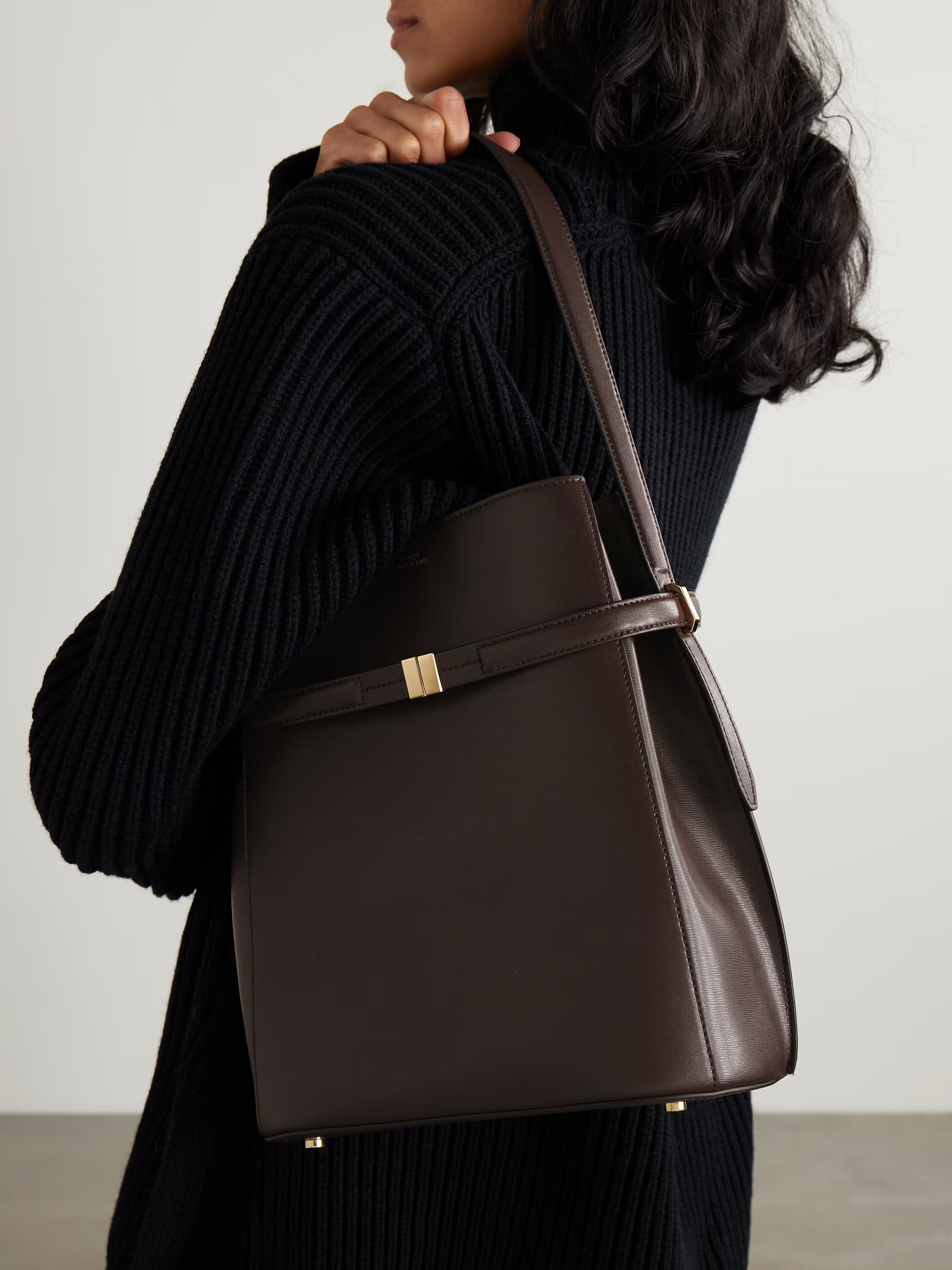 Belted leather tote | NET-A-PORTER (UK & EU)