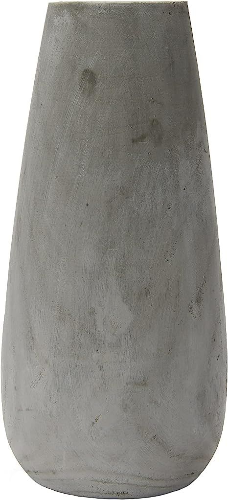 Creative Co-Op Paulownia Wood Grey Wash Vase | Amazon (US)