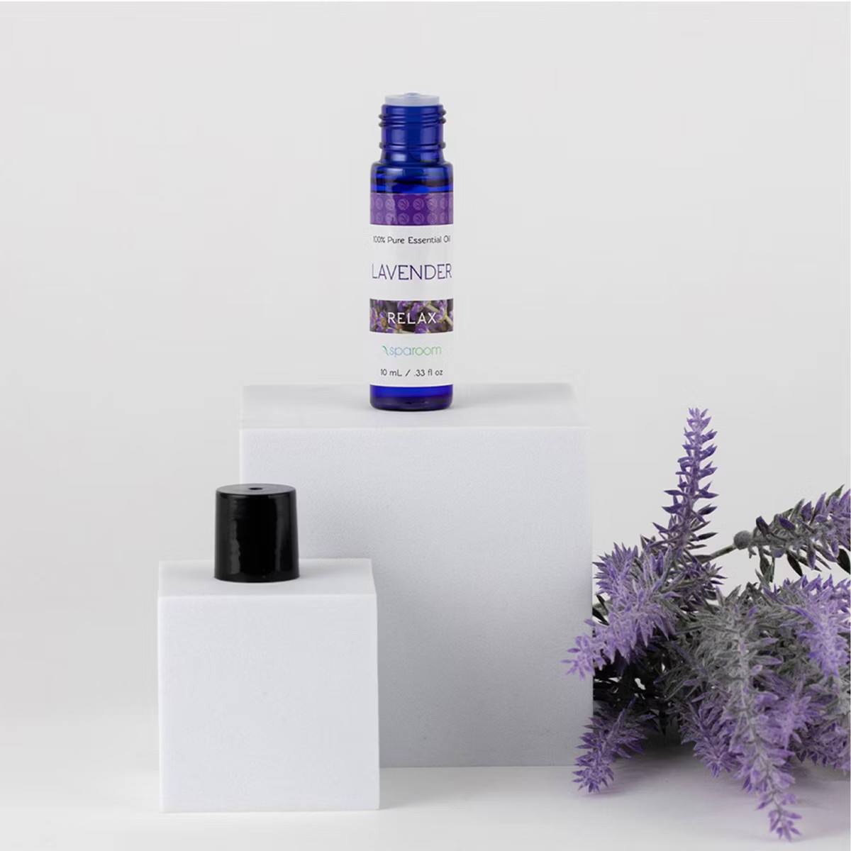 Lavender Essential Oil 10ml - SpaRoom: Calming Aroma, Ideal for Aromatherapy & Relaxation | Target