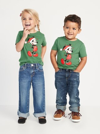 Disney© Mickey Mouse Christmas Matching Unisex T-Shirt for Toddler | Old Navy (US)