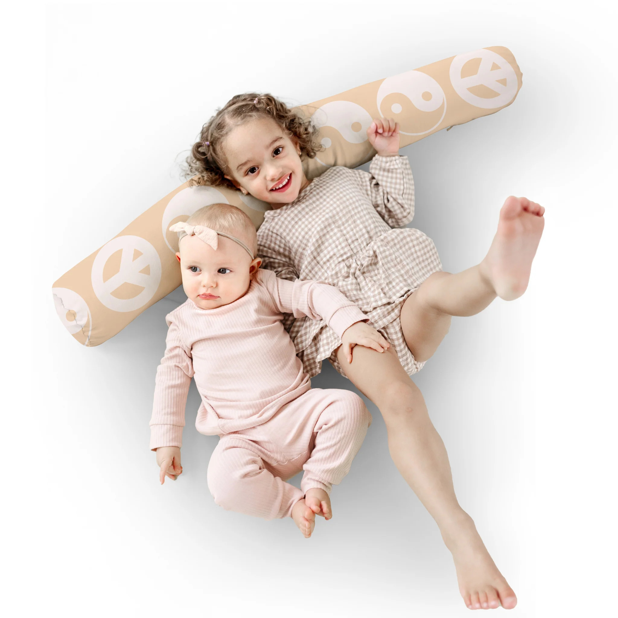 Beige Yin Yang Support Pillow | Toki Mats