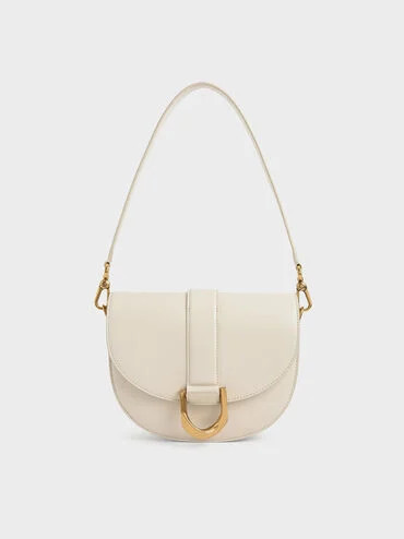 Gabine Saddle Bag
 - Cream | Charles & Keith US