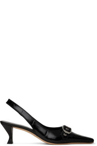 Black Evita Heels | SSENSE