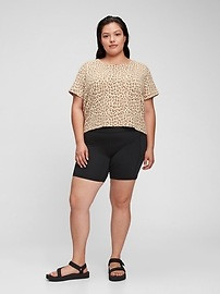 Relaxed Cropped Print Pocket T-Shirt | Gap (US)