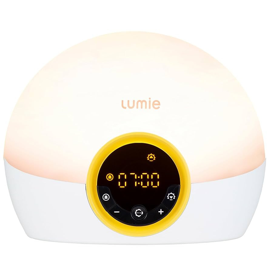 Lumie Bodyclock Rise 100 - Wake-Up Light Alarm Clock with Sunrise and Sunset, Multicolour | Amazon (UK)