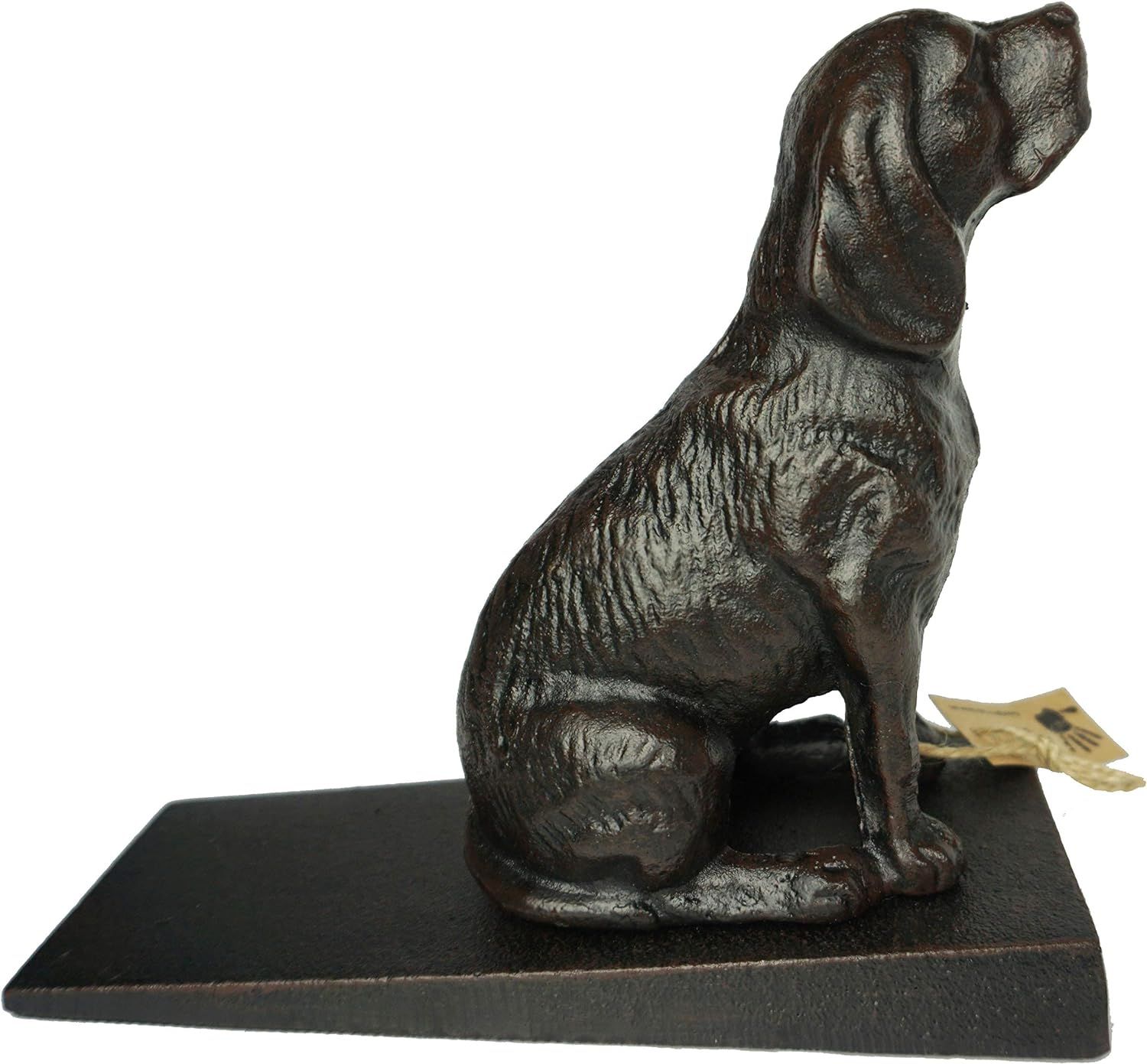 Lulu Decor Cast Iron Heavy Duty 6 lbs 8 oz Dog Door Stopper with Base, Measures 7" H, 3.5" W and ... | Amazon (US)