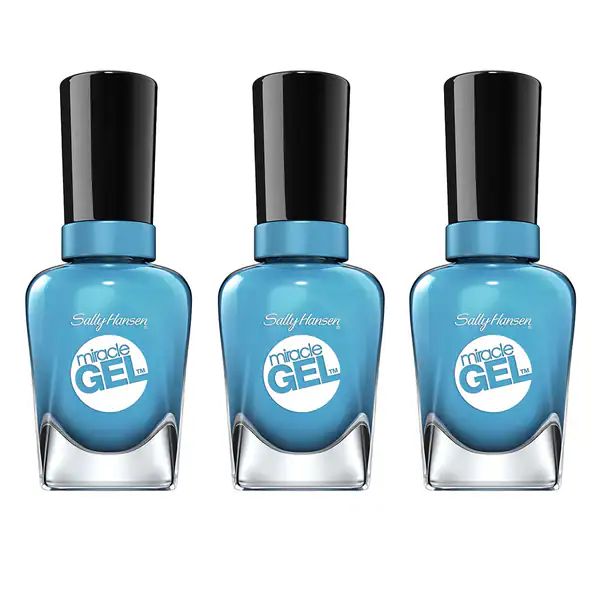 Sally Hansen Miracle Gel Rhythm & Blue Nail Polish (Pack of 3) | Bed Bath & Beyond