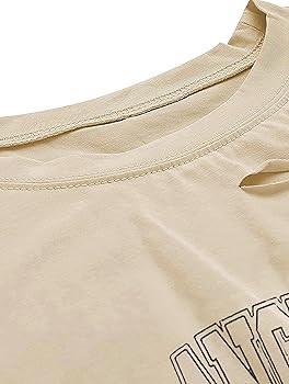 Avanova Women's Letter Graphic Tee Short Sleeve Tie Dye Crop Tops Summer Casual T Shirt | Amazon (US)