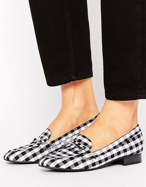 New Look Gingham Check Loafer | ASOS US