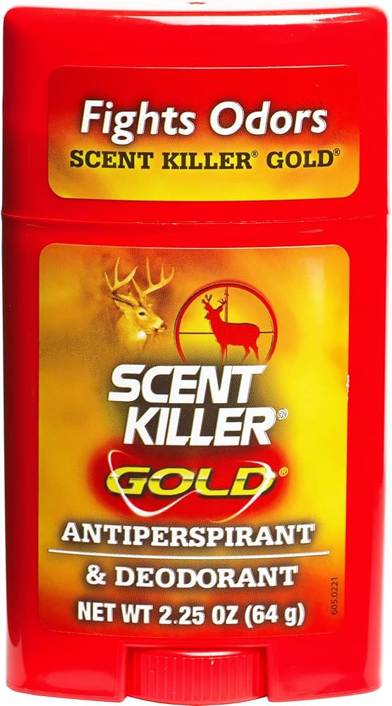 Scent Killer Gold Unscented Deodorant and Antiperspirant for Hunting Scent Control | Amazon (US)
