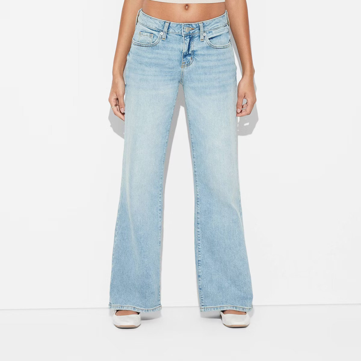 Women's Low-Rise Baggy Jeans - Wild Fable™ | Target