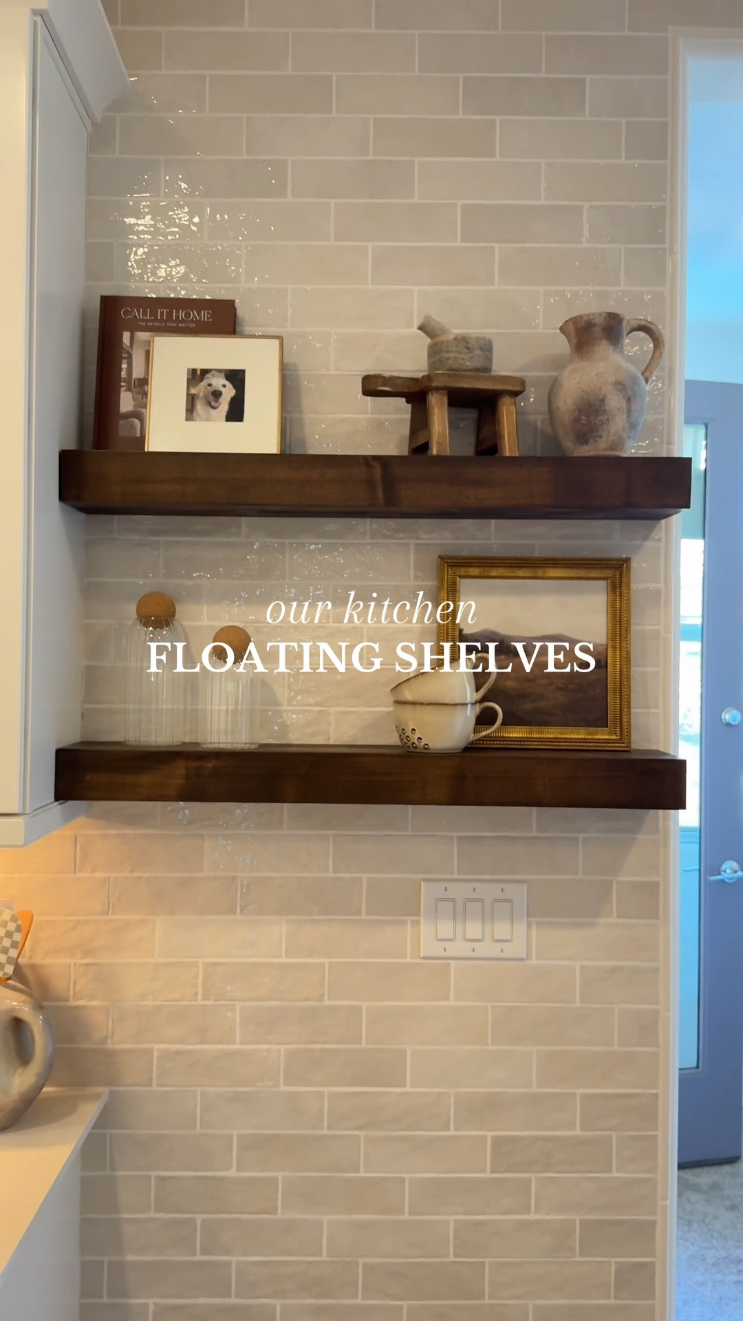 This is your sign to add floating shelves to that empty wall! one of my favorites finds to date.. our kitchen now feels complete🫶🏼

Linking the exact floating shelves we ordered from Etsy & the decor from Amazon🤎

#LTKWatchNow #LTKStyleTip #LTKHome