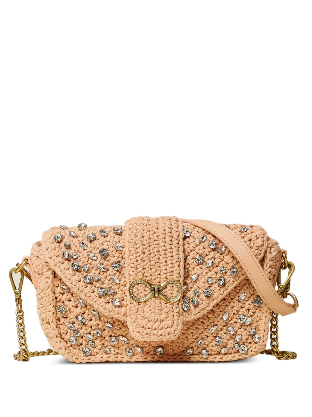 TWINSET Borsa a Spalla Con Decorazione | Rosa | FARFETCH IT | Farfetch Global