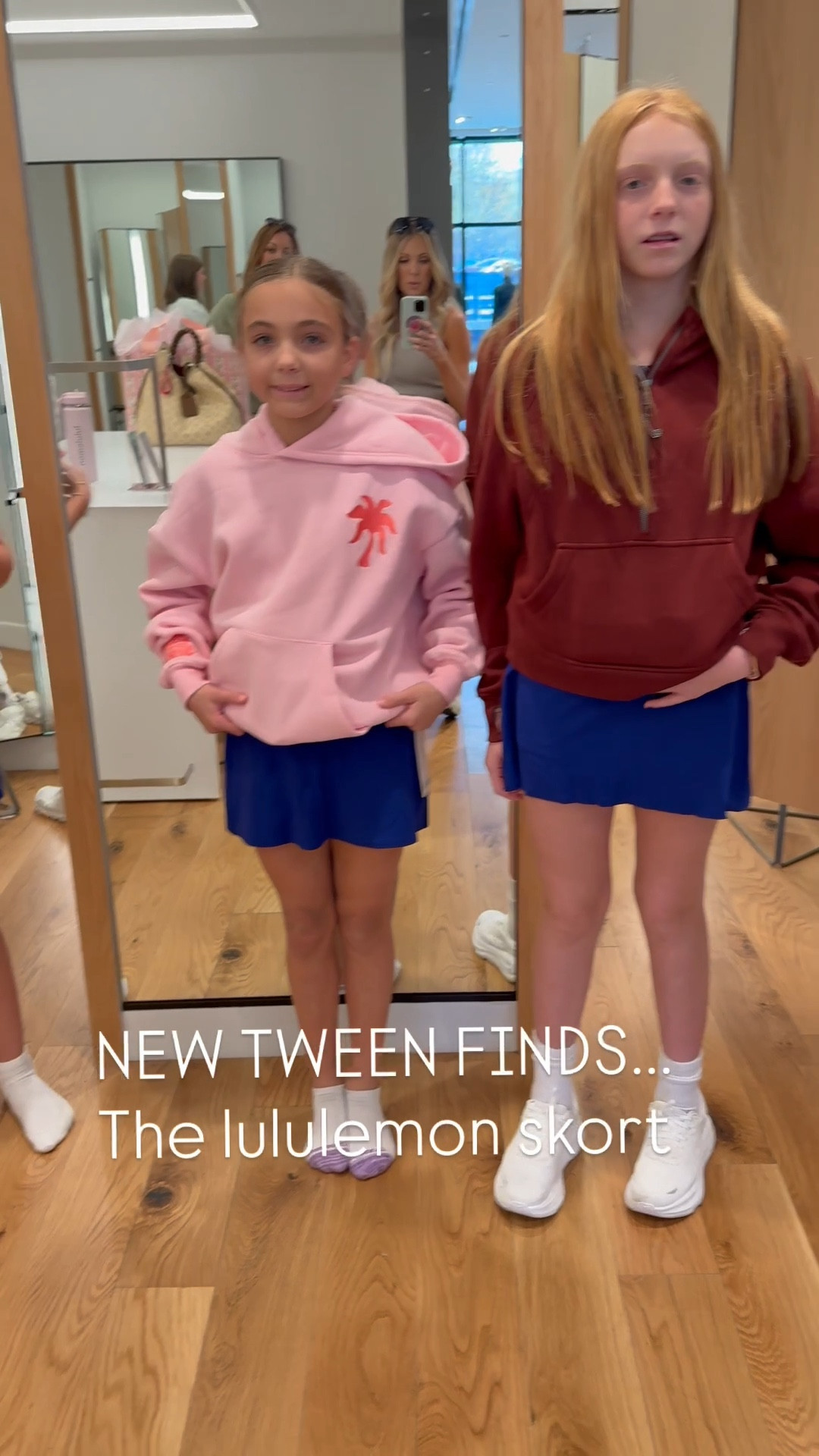 New to lululemon .. the athletic skort that appears to be very popular with the middle schoolers. 

#LTKFamily #LTKActive