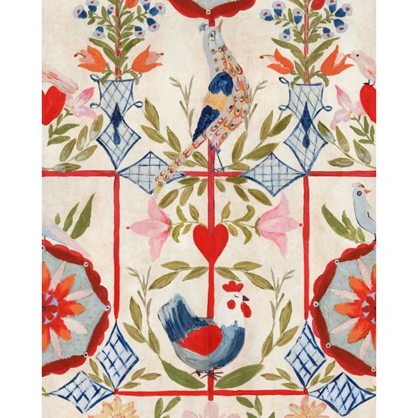 Tyrol Apres-Ski Home Floral Wallpaper Roll | Wayfair North America