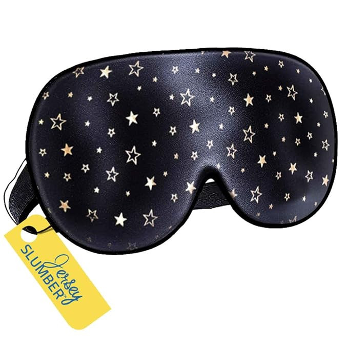 Jersey Slumber 100% Silk Sleep Mask For A Full Night's Sleep | Comfortable & Super Soft Eye Mask ... | Amazon (US)